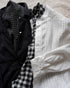Heirloom Pintuck Lace Blouse / White