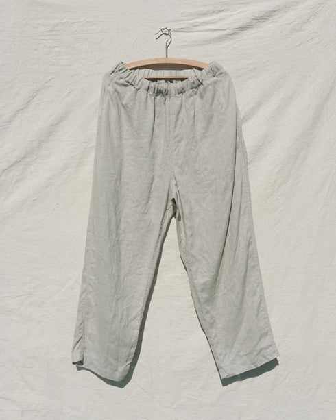 Linen Ease Pants / Natural・Brown・Black