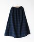 Nel Check Gathered Skirt / Black Watch・Red Check