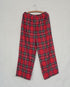 〈再入荷〉INDIGO Tartan Ease Pants / Red・Blue