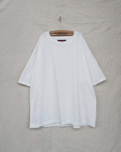 Raffy Cotton Ease Tee / White・Gray・Khaki