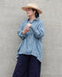 Dobby Check Over Shirt / Beige・Blue・Charcoal