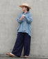 Dobby Check Over Shirt / Beige・Blue・Charcoal