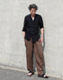 Linen Ease Pants / Natural・Brown・Black