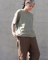 Raffy Cotton Ease Tee / White・Gray・Khaki