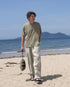 Linen Ease Pants / Natural・Brown・Black