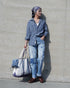 INDIGO Chambray Work Shirt / Blue・Navy