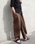 Linen Ease Pants / Natural・Brown・Black