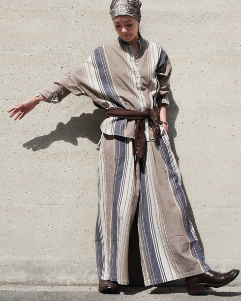 BasShu × Dopple&Scent Over Shirt / BROWN