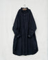 Linen Tuck Shirt Dress / White・Black
