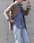 INDIGO Chambray Work Shirt / Blue・Navy