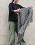 Wool Check Square Stole / Gingham Check・Small Check