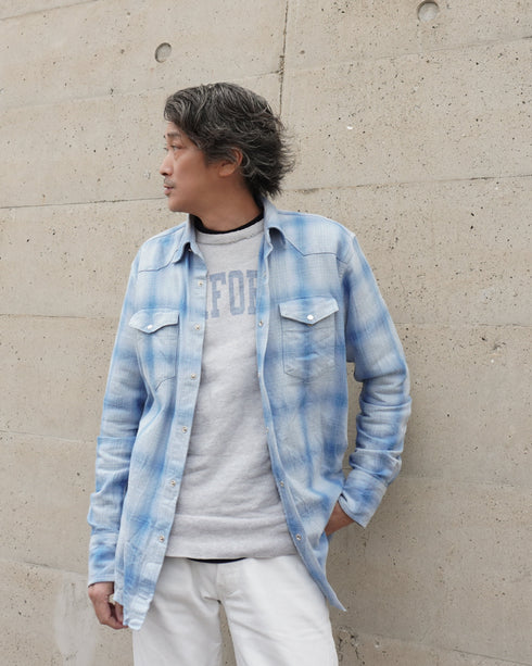 INDIGO Ombre Western Shirt