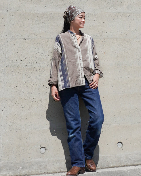 BasShu × Dopple&Scent Over Shirt / BROWN