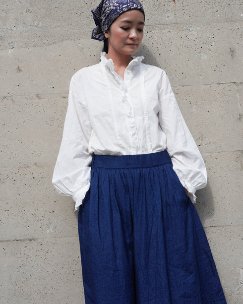 INDIGO Gathered Skirt