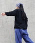 Raffy Cotton Ease Long Sleeve Tee / White・Gray・Black