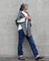 Wool Check Square Stole / Gingham Check・Small Check