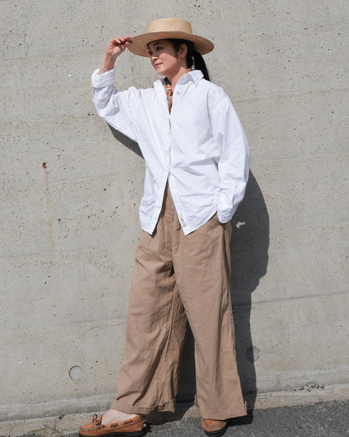 Dolman Sleeve Shirt / White