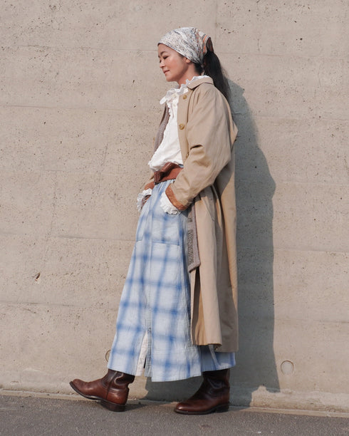 INDIGO Ombre Cargo Skirt