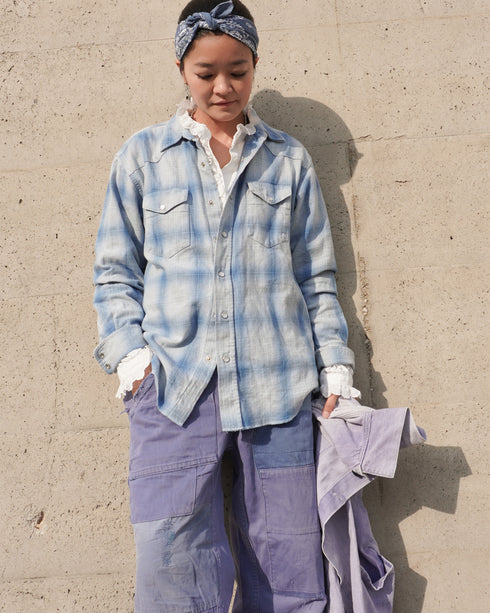 INDIGO Ombre Western Shirt