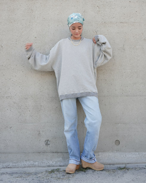 Baggy Sweat Shirt / Gray