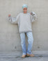 Baggy Sweat Shirt / Gray