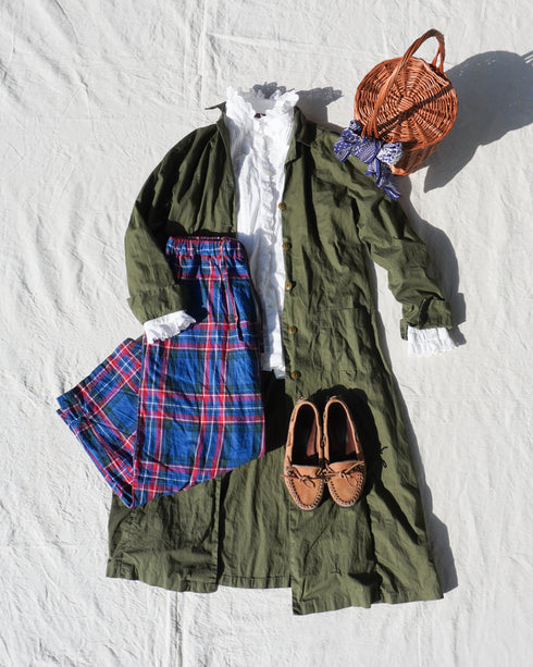 〈再入荷〉INDIGO Tartan Ease Pants / Red・Blue