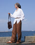 Dolman Sleeve Shirt / White