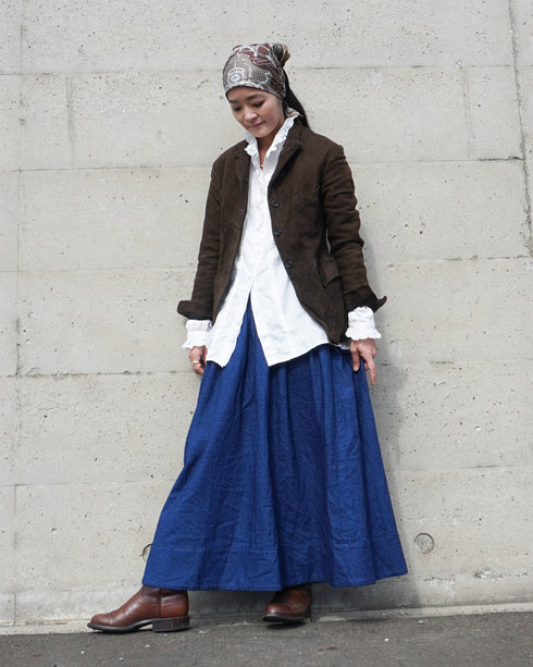 INDIGO Gathered Skirt