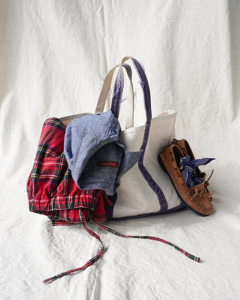 〈再入荷〉INDIGO Tartan Ease Pants / Red・Blue