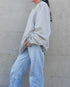 Baggy Sweat Shirt / Gray