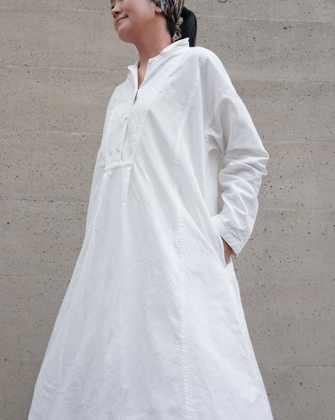 Heirloom Collar Dress / White・Black