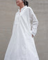 Heirloom Collar Dress / White・Black