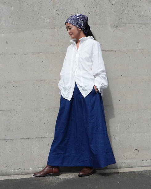 INDIGO Gathered Skirt