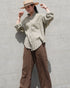 Linen Ease Pants / Natural・Brown・Black