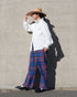 〈再入荷〉INDIGO Tartan Ease Pants / Red・Blue