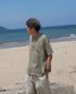 Raffy Cotton Ease Tee / White・Gray・Khaki