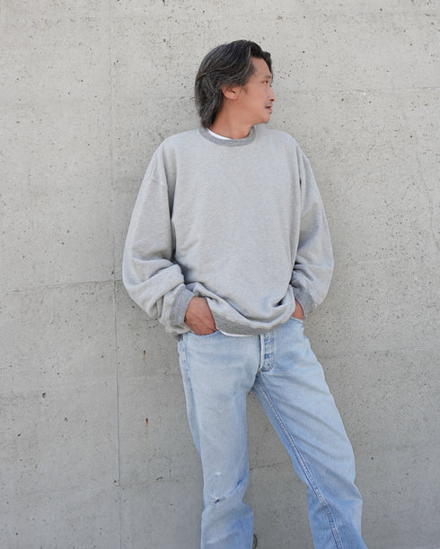 Baggy Sweat Shirt / Gray