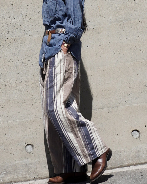 BasShu × Dopple&Scent Ease Pants / BROWN