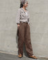 Linen Ease Pants / Natural・Brown・Black