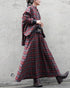 Nel Check Over Shirt / Black Watch・Red Check