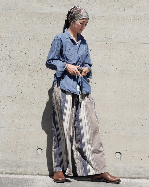 BasShu × Dopple&Scent Ease Pants / BROWN