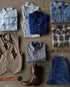 INDIGO Chambray Work Shirt / Blue・Navy