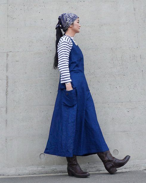 "3月4日 (水) 21:00〜販売開始" INDIGO Racerback Dress