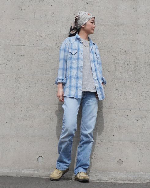 Raffy Cotton Ease Tee / White・Gray・Khaki