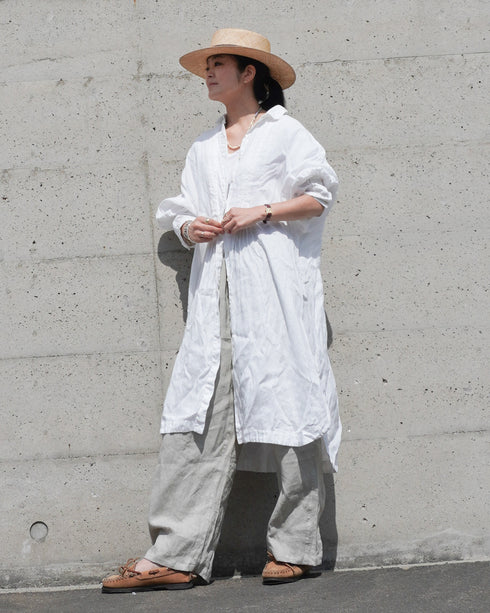 Linen Ease Pants / Natural・Brown・Black