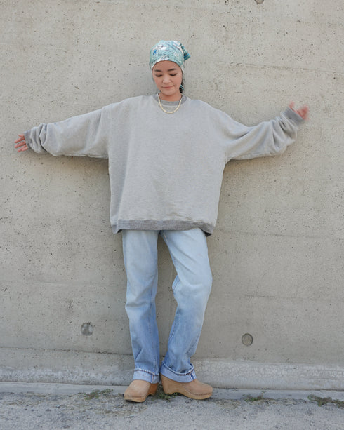 Baggy Sweat Shirt / Gray