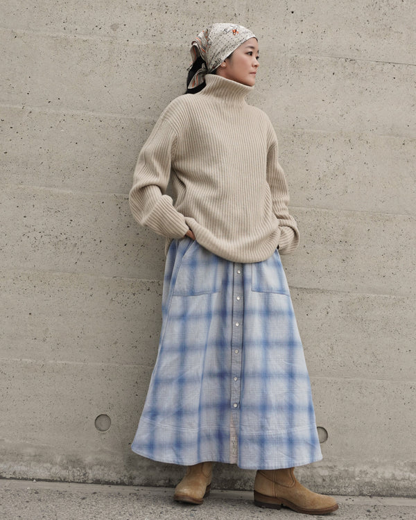 INDIGO Ombre Cargo Skirt
