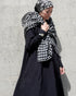 Wool Check Square Stole / Gingham Check・Small Check