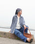 INDIGO Chambray Work Shirt / Blue・Navy